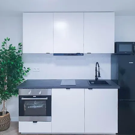 Alfa Mikro-apartment 2 Betten Küche Bad L Smarttv Wifi L Porsche&bosch L 2 Beds Kitchen Bath Bs21a1 *